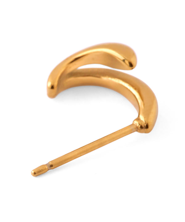 ダブルラインカールピアス[サージカルステンレス][Basic]