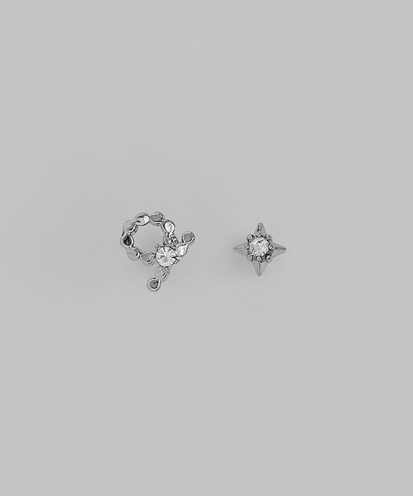 mimi33】星座ピアス[ふたご座][サージカルステンレス][Sheerchic
