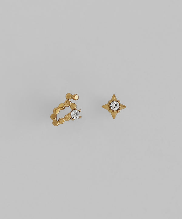 星座ピアス[しし座][サージカルステンレス][Sheerchic]