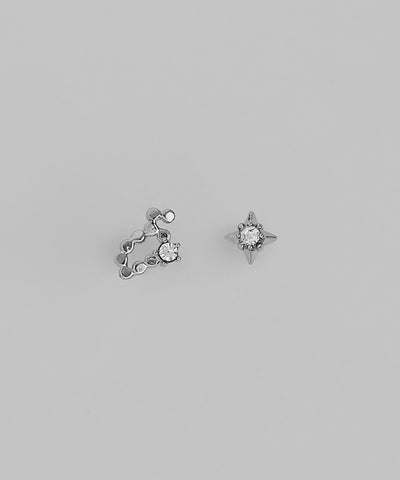 星座ピアス[しし座][サージカルステンレス][Sheerchic]