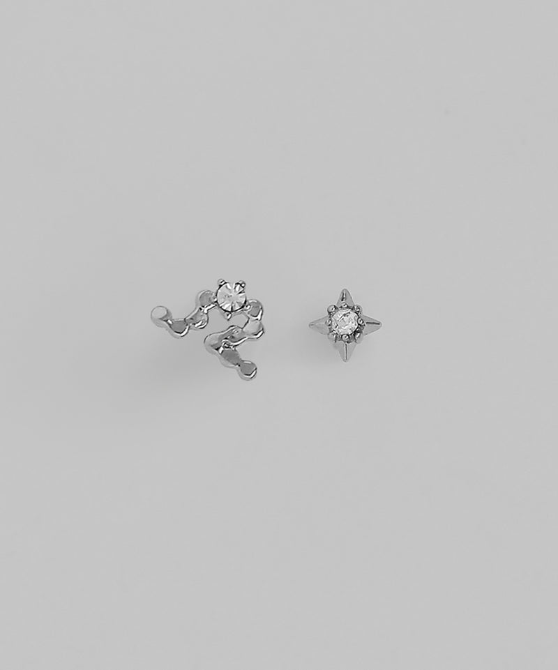 星座ピアス[てんびん座][サージカルステンレス][Sheerchic]