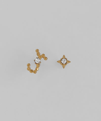 星座ピアス[さそり座][サージカルステンレス][Sheerchic]