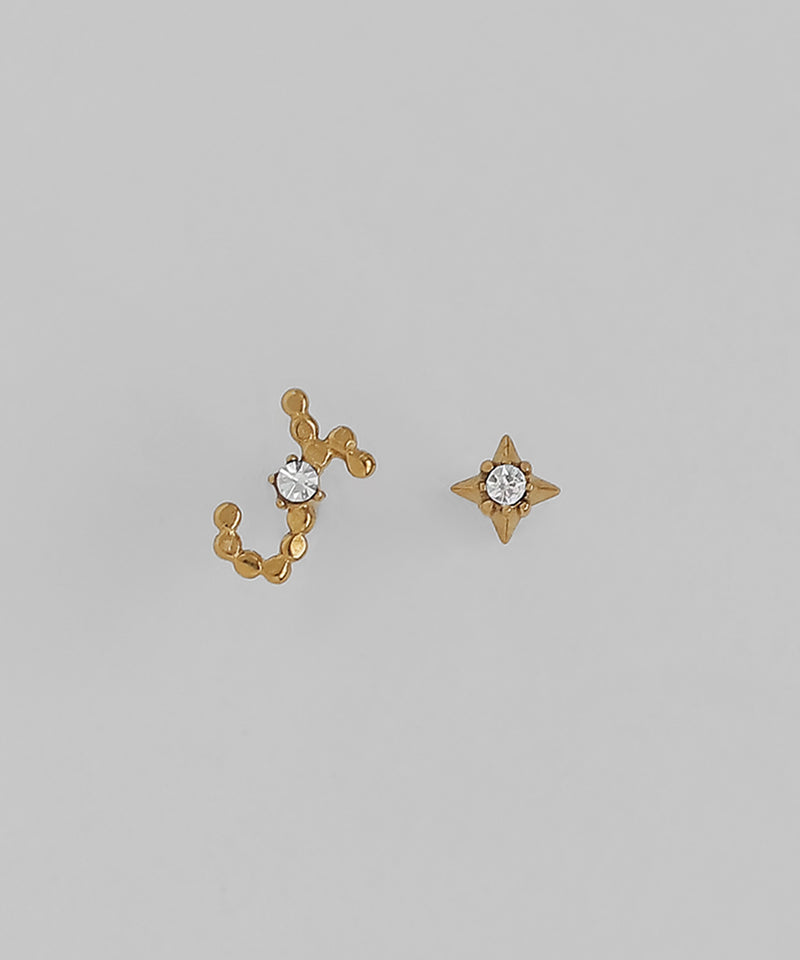 星座ピアス[さそり座][サージカルステンレス][Sheerchic]
