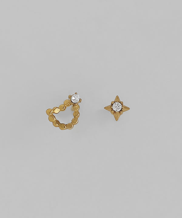 mimi33】星座ピアス[やぎ座][サージカルステンレス][Sheerchic