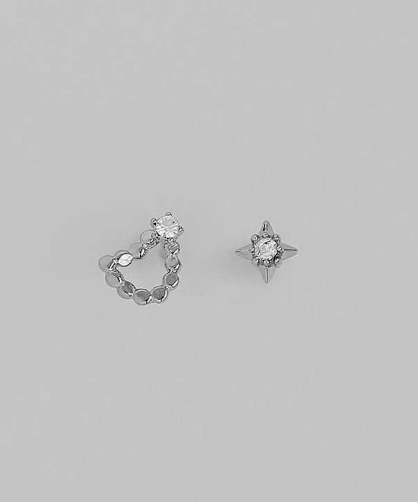 星座ピアス[やぎ座][サージカルステンレス][Sheerchic]