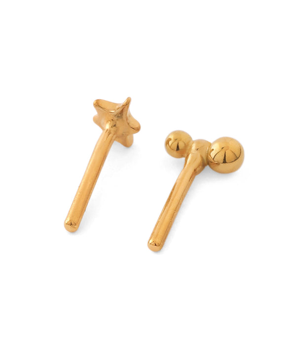 デザインピアス[2ペアセット][サージカルステンレス][Basic]