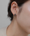 天然石ハートピアス[サージカルステンレス][Ownideal]