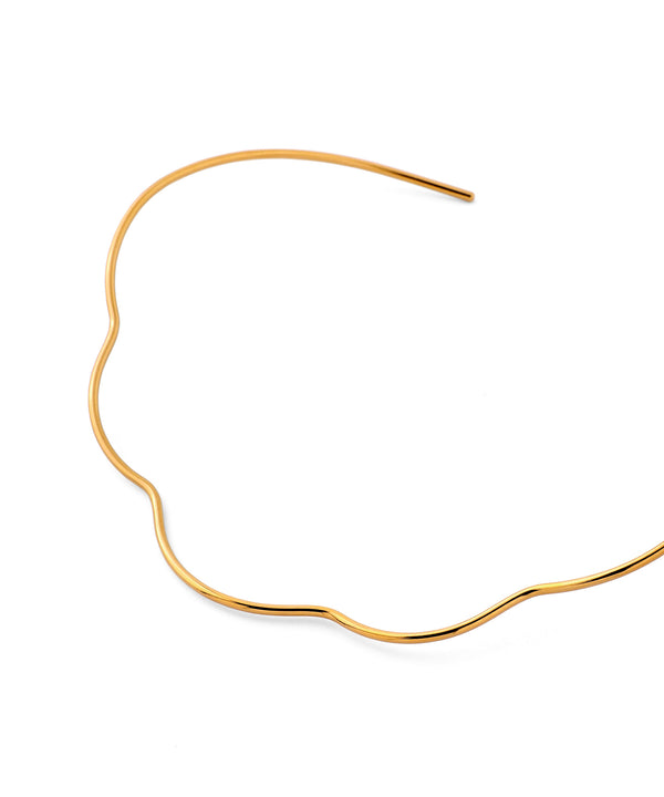 【ステンレス】ウェーブラインチョーカー[TESHIGOTO]