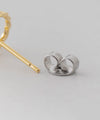 【ステンレス】ツイストラウンド×メタルバーピアス[TESHIGOTO]