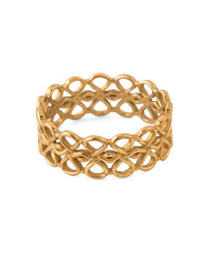 【ステンレス】レース調リング[TESHIGOTO]