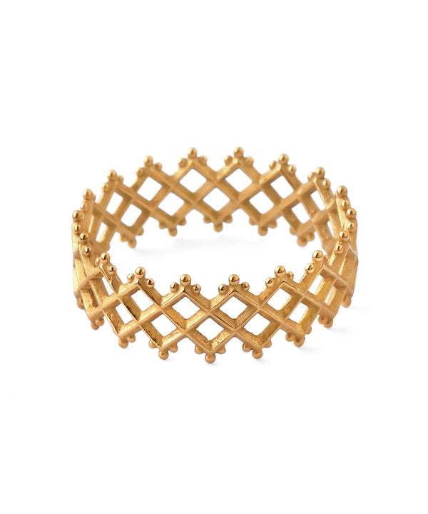 【ステンレス】レース調リング[TESHIGOTO]