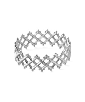 [Stainless Steel] Lace-Style Ring [TESHIGOTO]