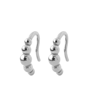 【Stainless Steel】Design Mini Hook Earrings [TESHIGOTO]