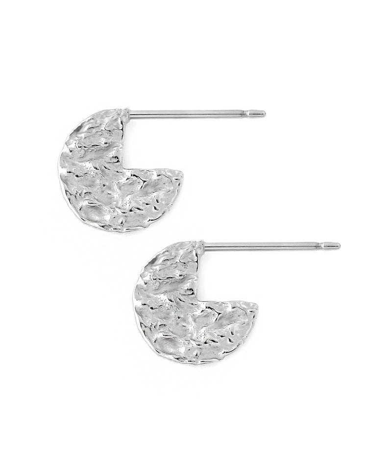 【ステンレス】テクスチャープレートピアス[TESHIGOTO]