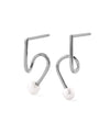 【Stainless Steel】Pearl Pierced Earrings [TESHIGOTO]
