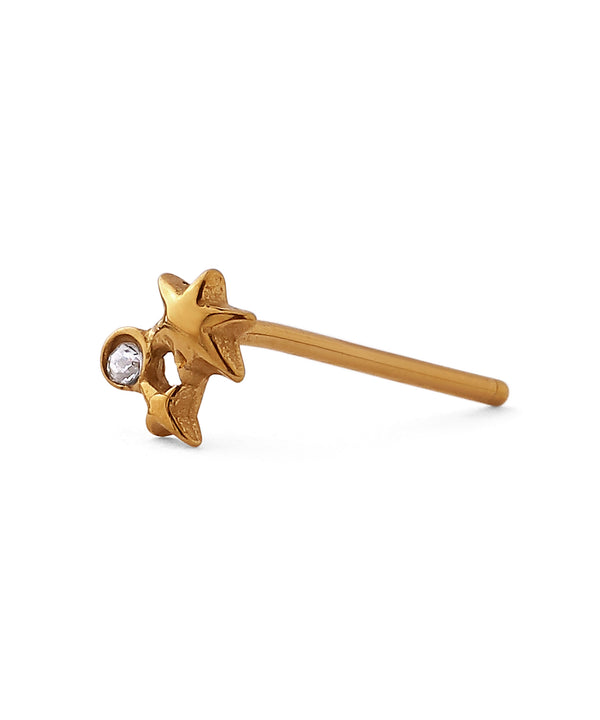 [Stainless Steel] Bijoux x Star Earrings [TESHIGOTO]