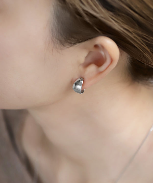 【ステンレス】フープイヤリング