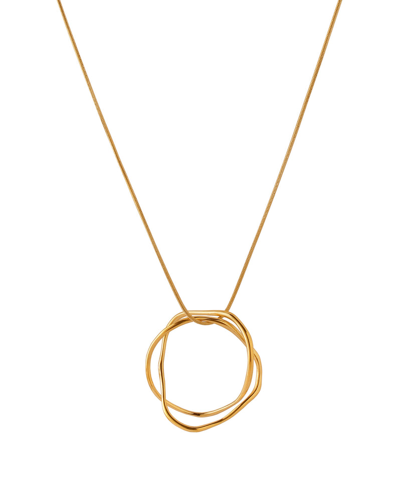 【ステンレス】ループデザインネックレス