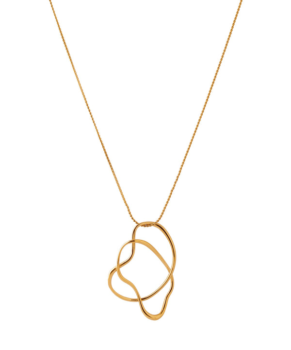 【ステンレス】ループデザインネックレス