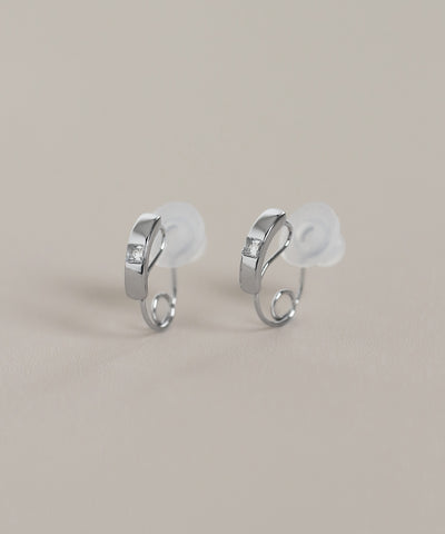 Bijou Curl Earrings [Stainless Steel] [Basic]