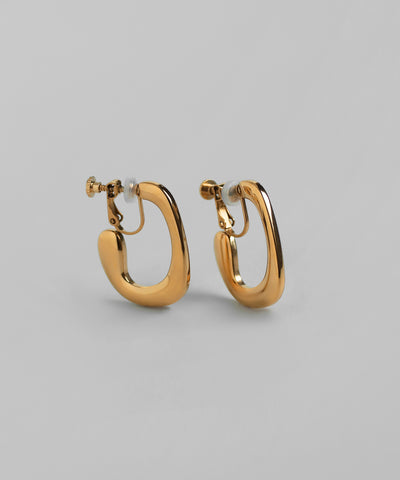 ニュアンスフープイヤリング[ステンレス][Ownideal]