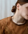 Nuance Metal Earrings [Stainless Steel] [Ownideal]
