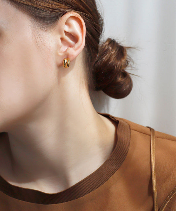 Nuance Metal Earrings [Stainless Steel] [Ownideal]