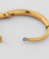 ビジューフープピアス[ステンレス][Basic]