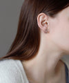 ビジューフープピアス[ステンレス][Basic]