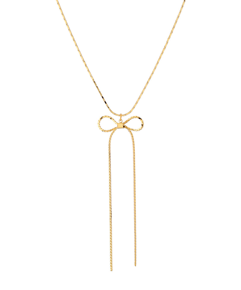 【オンライン限定】チェーンリボンネックレス