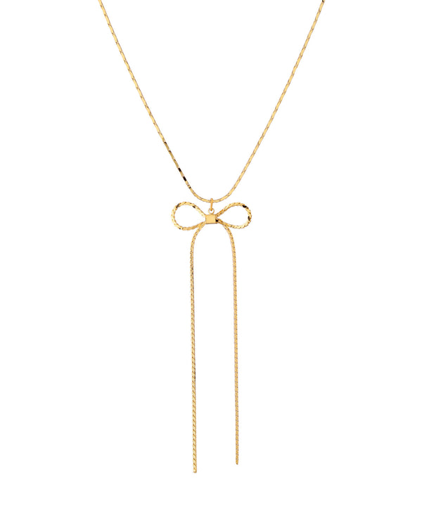 ANEMONE】【SANPO ONLINE限定】チェーンリボンネックレス｜アネモネ