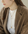 [Online Exclusive] [Stainless Steel] Drop Y-shaped Necklace