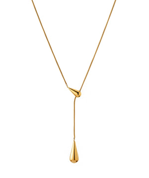 【オンライン限定】【ステンレス】ドロップY字ネックレス