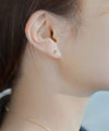 【SANPO ONLINE限定】ニュアンスフープピアス＆ネックレスセット