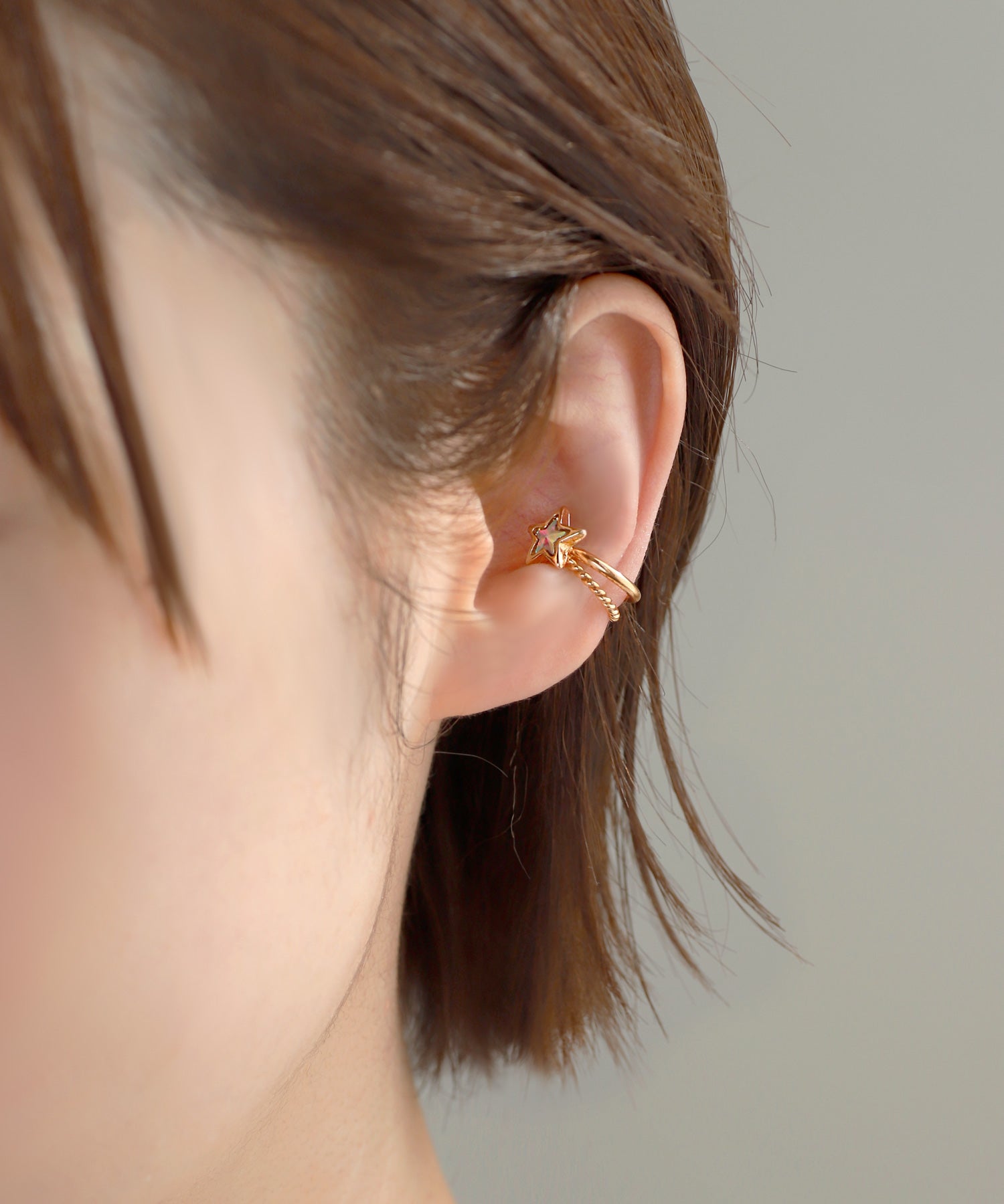 ANEMONE】【SANPO ONLINE限定】ピアス×スターイヤーカフセット