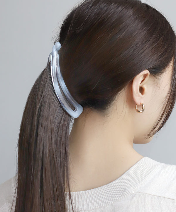 【SANPO ONLINE限定】クリアカラーバナナクリップ