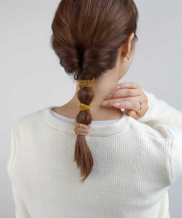 【オンライン限定】メタルポイントマルチデザインヘアゴム[3本セット]
