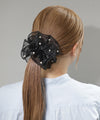Online Exclusive: Pearl and Organza Scrunchie