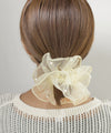 Online Exclusive: Pearl and Organza Scrunchie