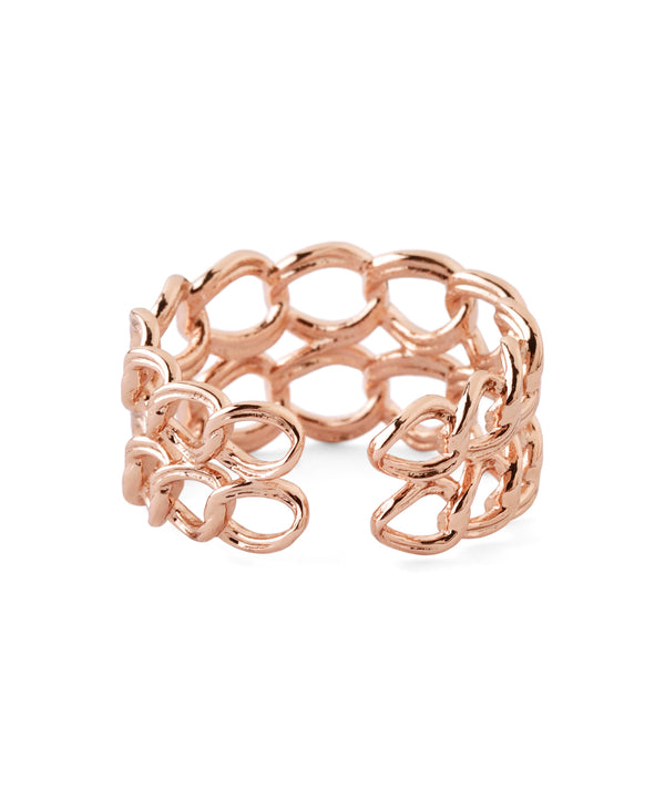 【数量限定・先行販売】【ギフトBOX・紙袋付】チェーンデザインリング[Sheerchic]