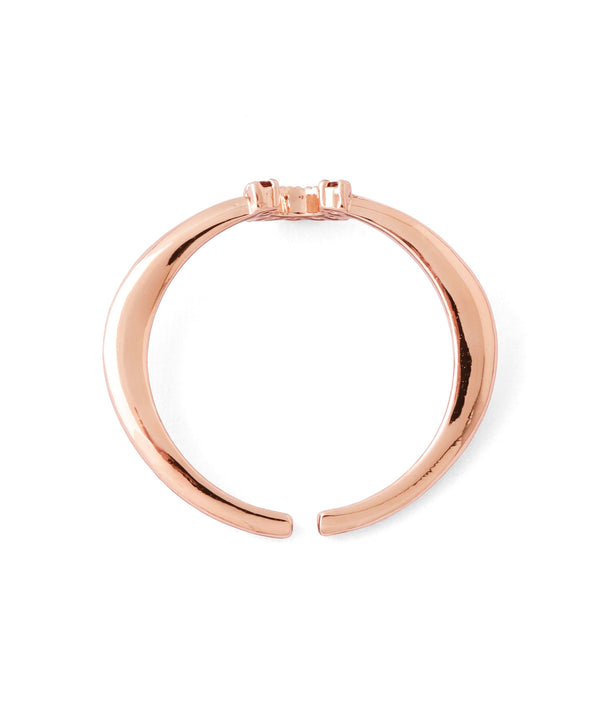 【数量限定・先行販売】【ギフトBOX・紙袋付】カラービジューホースシューリング[Sheerchic]