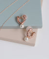 [SANPO ONLINE Exclusive] Pearl x Metal Convolve Earrings [A]