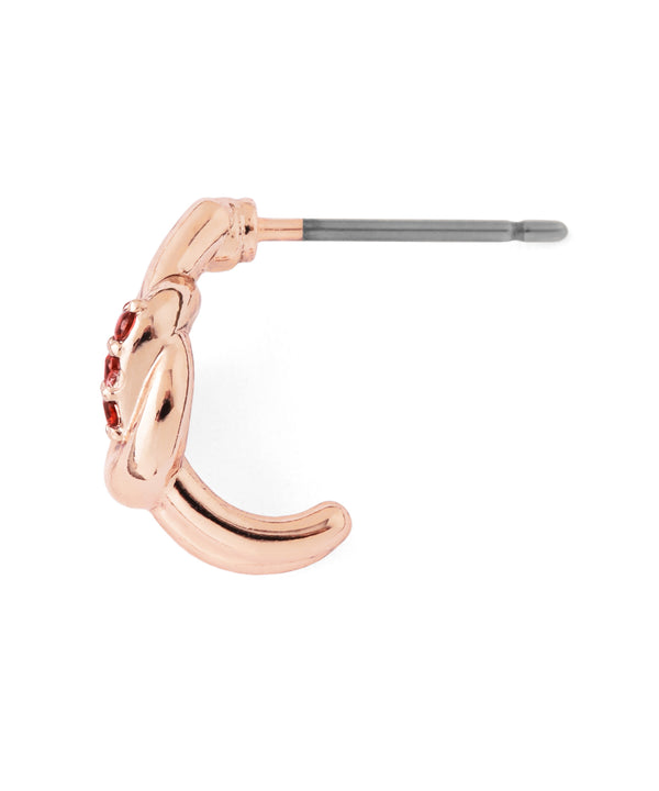 【数量限定・先行販売】【ギフトBOX・紙袋付】カラービジューノットカールピアス[Sheerchic]