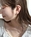 【数量限定・先行販売】【ギフトBOX・紙袋付】ニュアンスカールピアス[Sheerchic]
