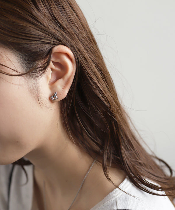 【数量限定】ホースモチーフアシメピアス[Sheerchic]