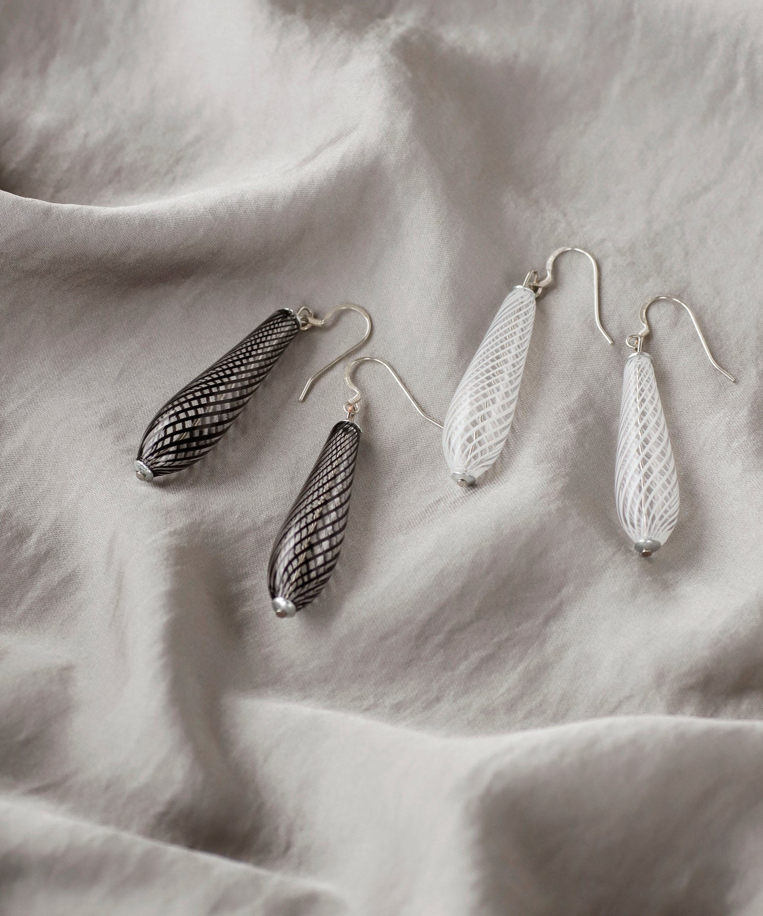 mimi33】【数量限定】ベネチアングラスピアス[silver925][Ownideal