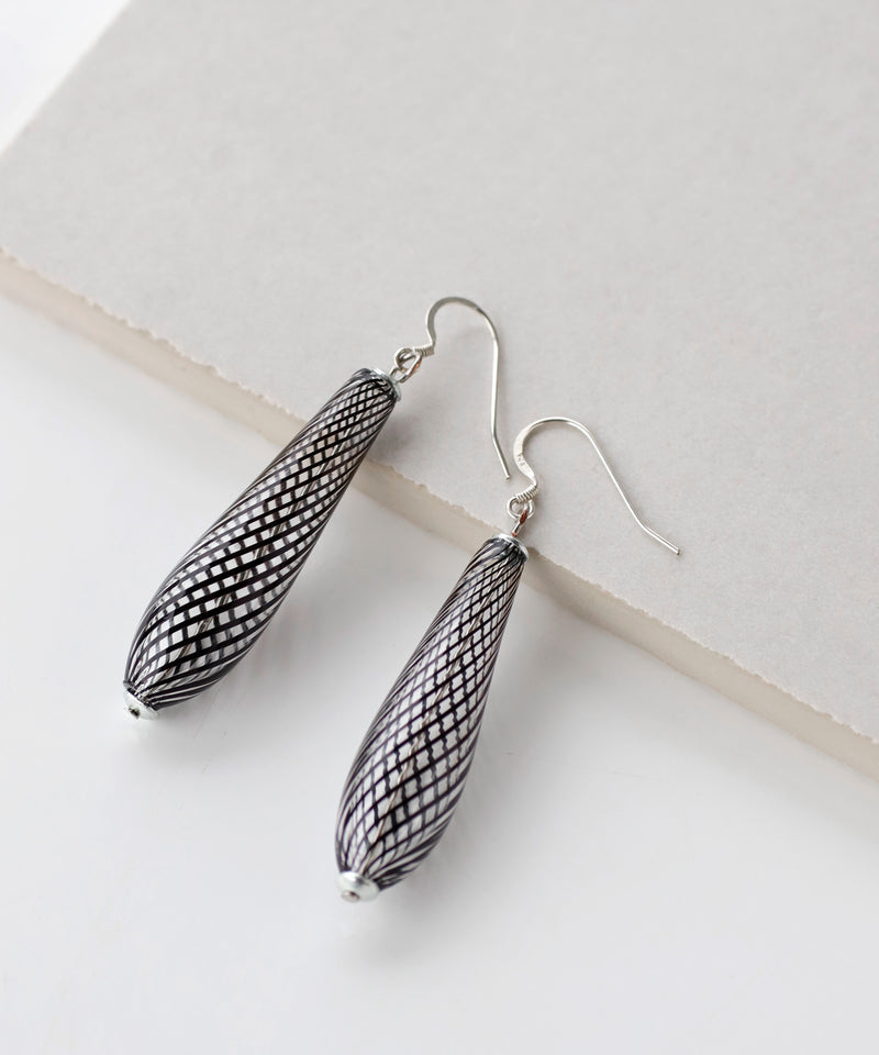 【数量限定】ベネチアングラスピアス[silver925][Ownideal]