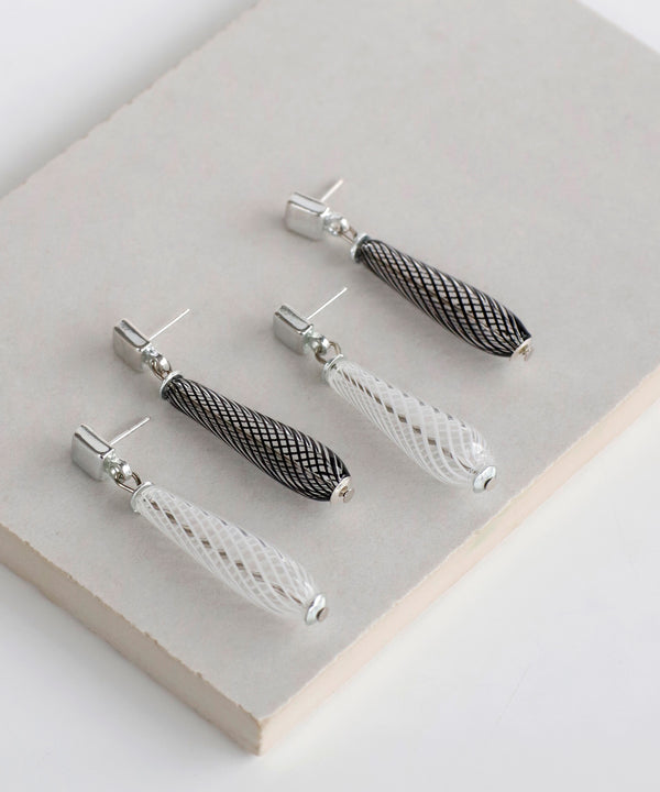 【数量限定】ベネチアングラスピアス[silver925][Ownideal]