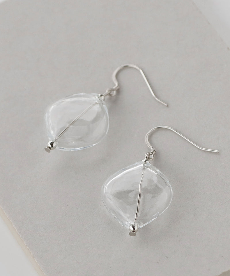 【数量限定】ベネチアングラスピアス[silver925][Ownideal]