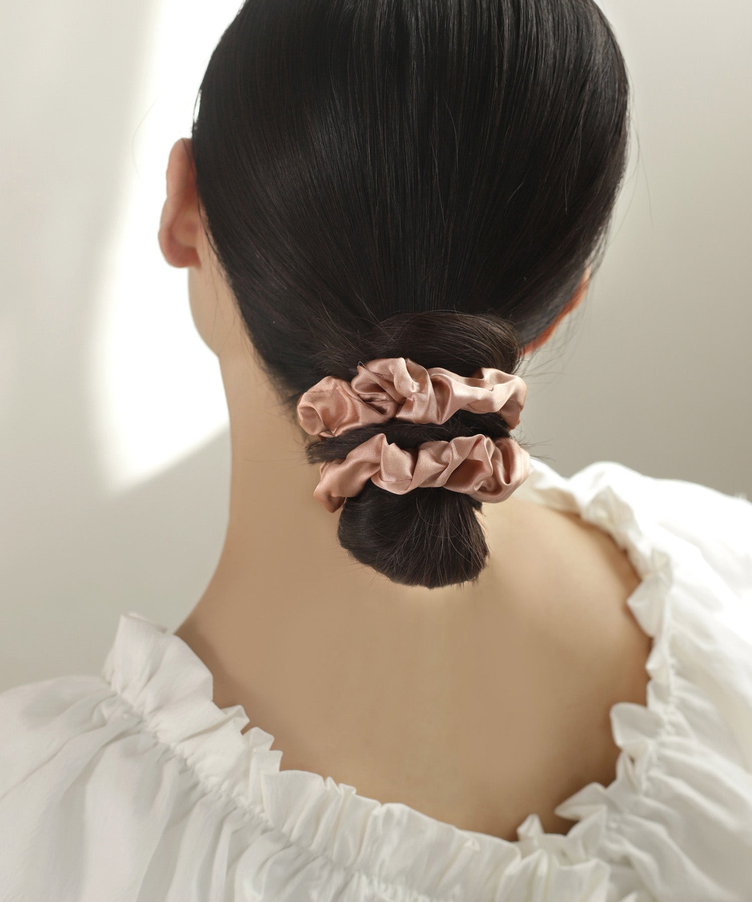 luludi シルクシュシュ　お値下げしてます☺︎ ANEMONE】シルクシュシュ｜アネモネ・シエナロゼ・ミミサンジュウサン
